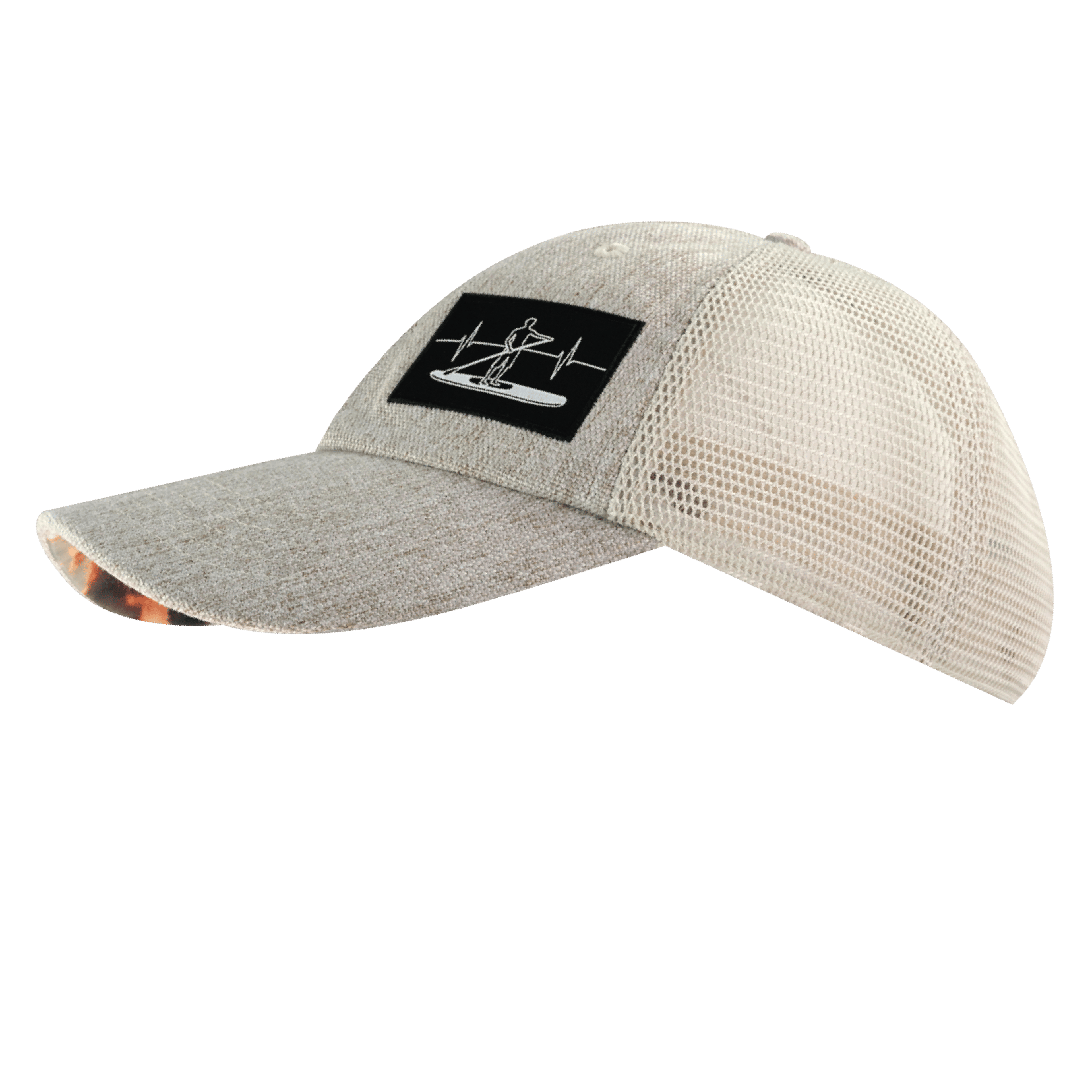 Paddle Board Hat - Dad Hat - Sand Hemp / Sand - Soft Trucker Mesh