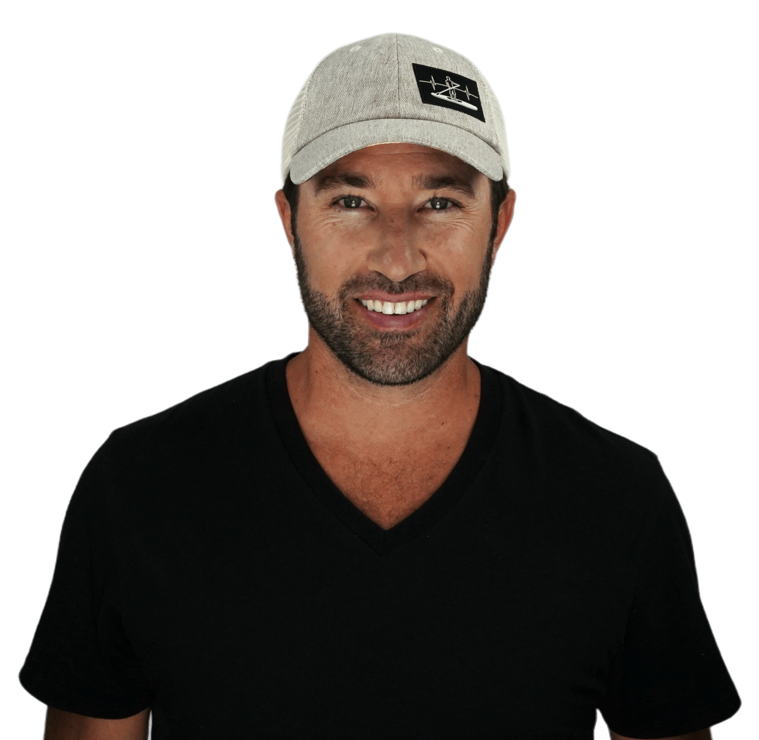 Paddle Board Hat - Dad Hat - Sand Hemp / Sand - Soft Trucker Mesh